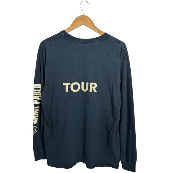 Kanye West Saint Pablo Long Sleeve Tour T-Shirt Size Large - Picture 4 of 7